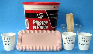 White Mouldmaster Plaster of Paris 5 Kg Plaster of Pairs Tub 